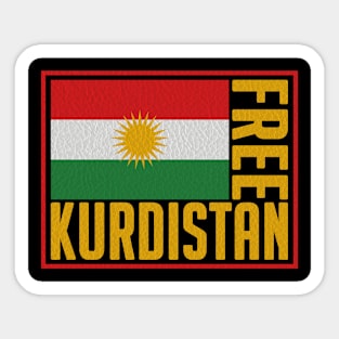 Free Kurdistan, Save The Kurdish People, Kurdistan Flag, Kurdistan Sticker